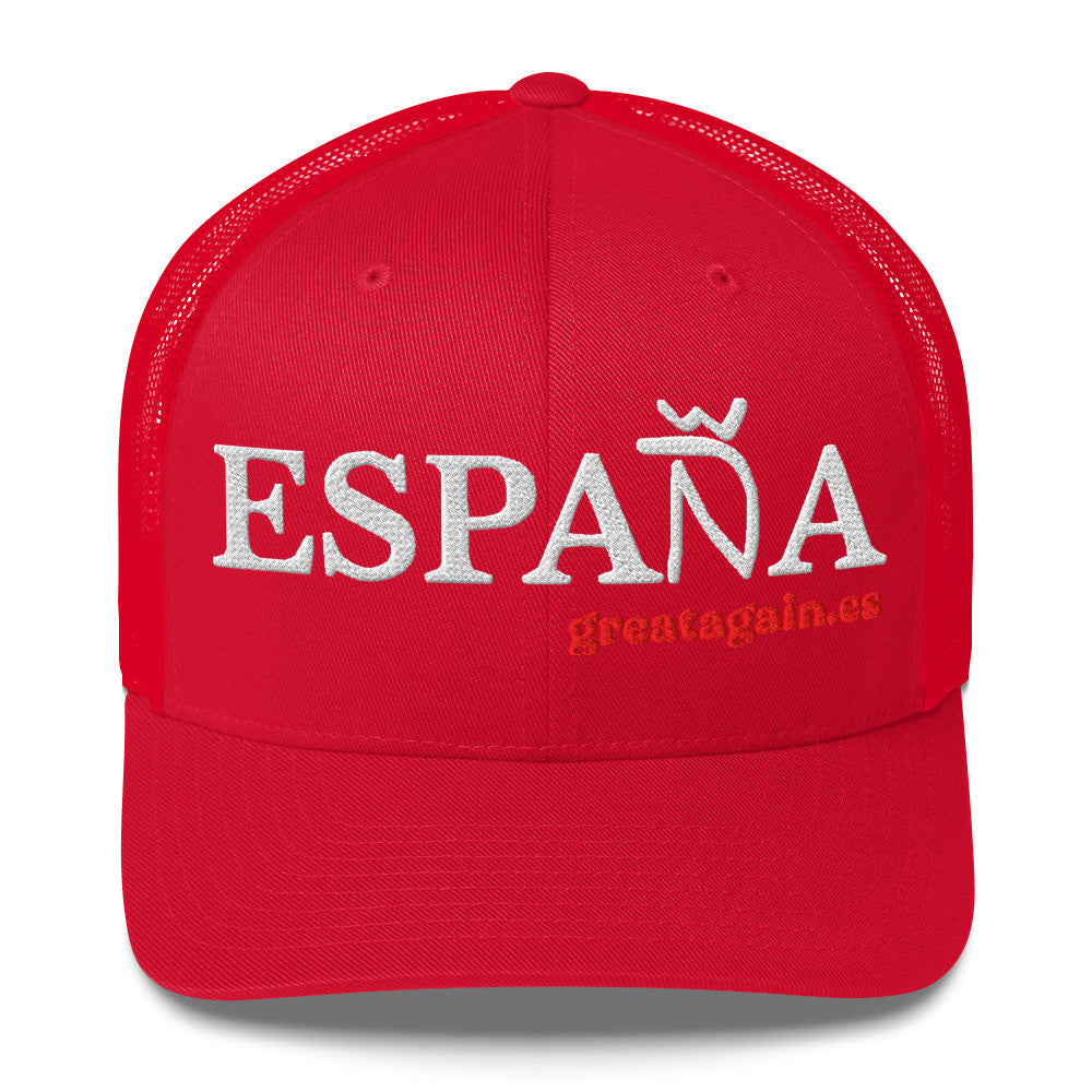 Gorra "España" tipo trucker bordada con Ñ