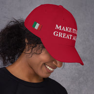 Gorra con bandera 