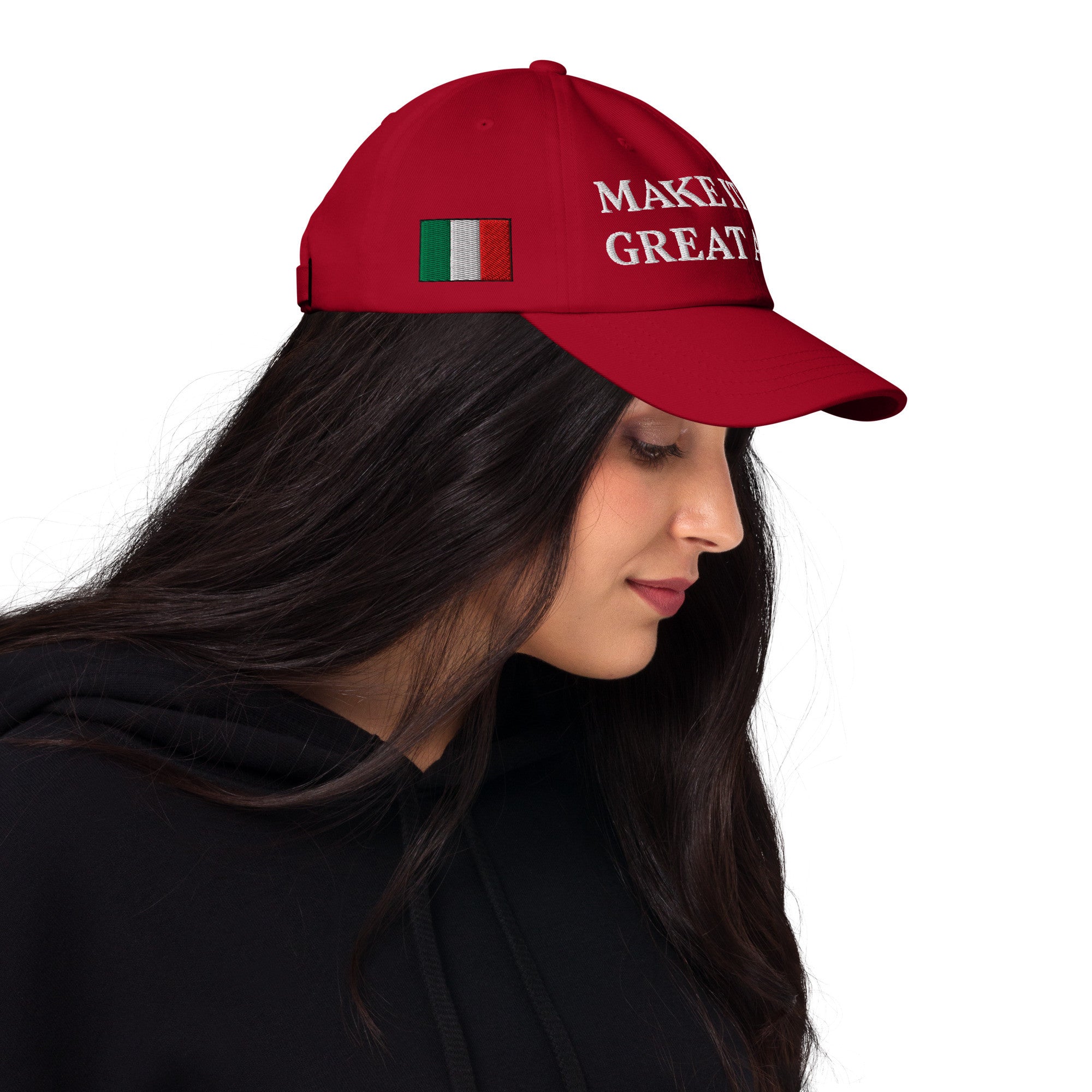 Gorra con bandera 