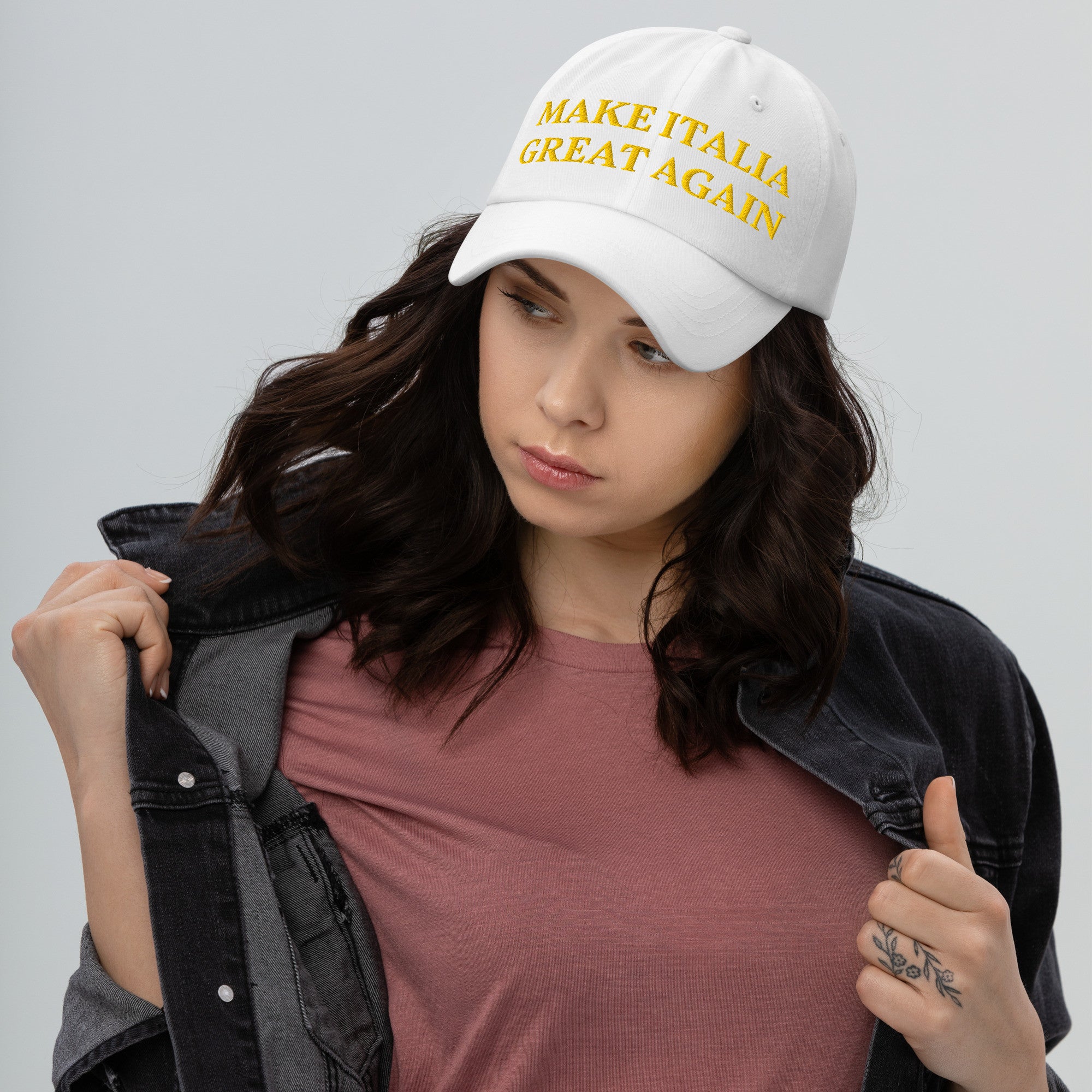 Gorra con bandera 