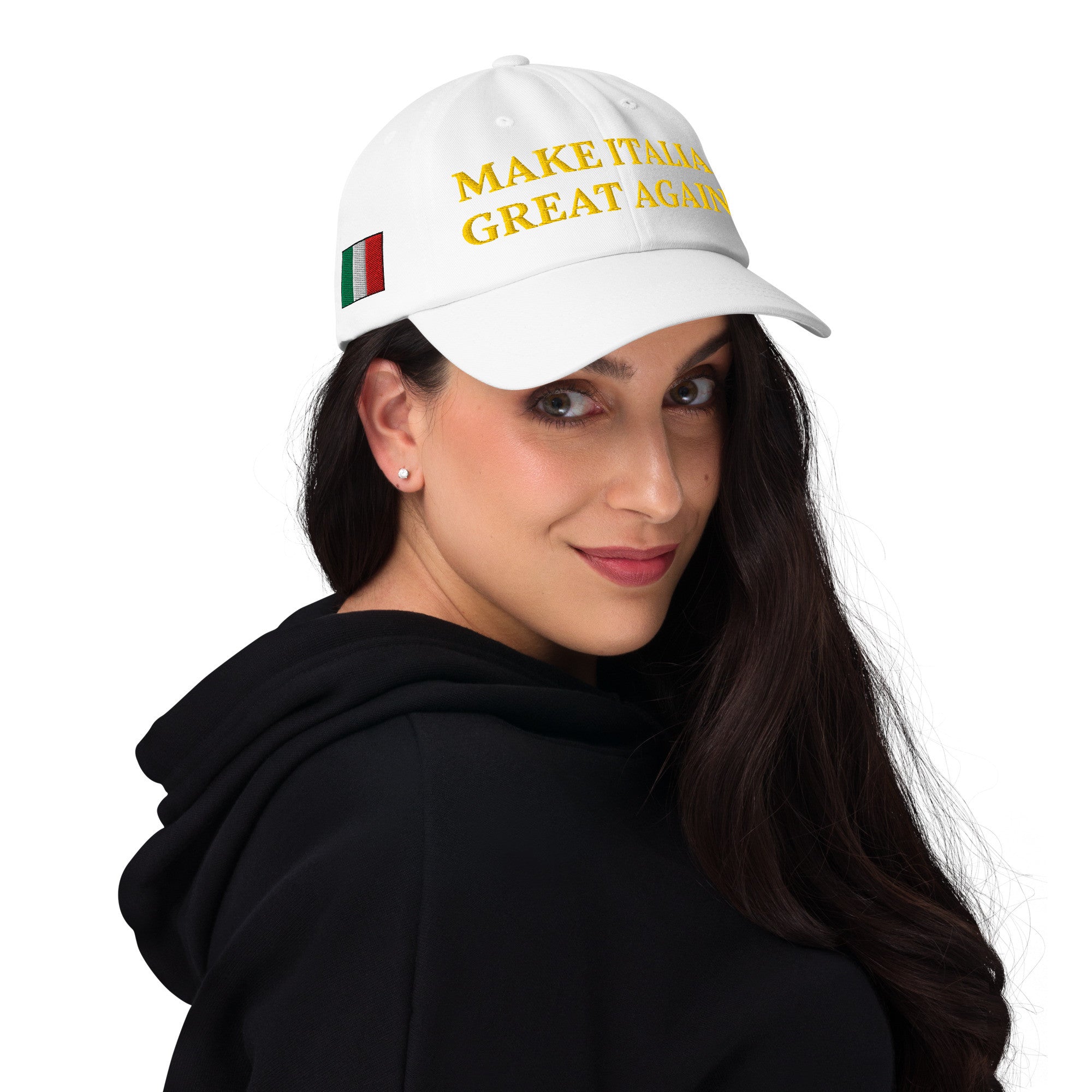 Gorra con bandera 