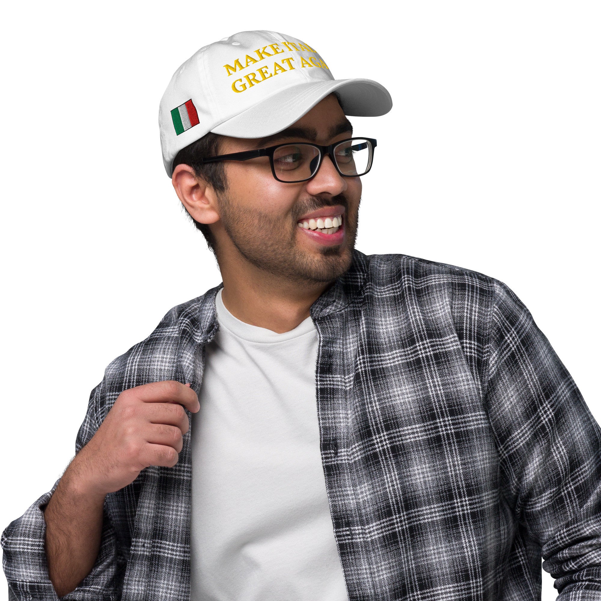 Gorra con bandera 