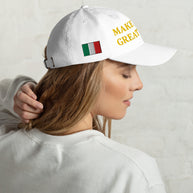 Gorra con bandera 