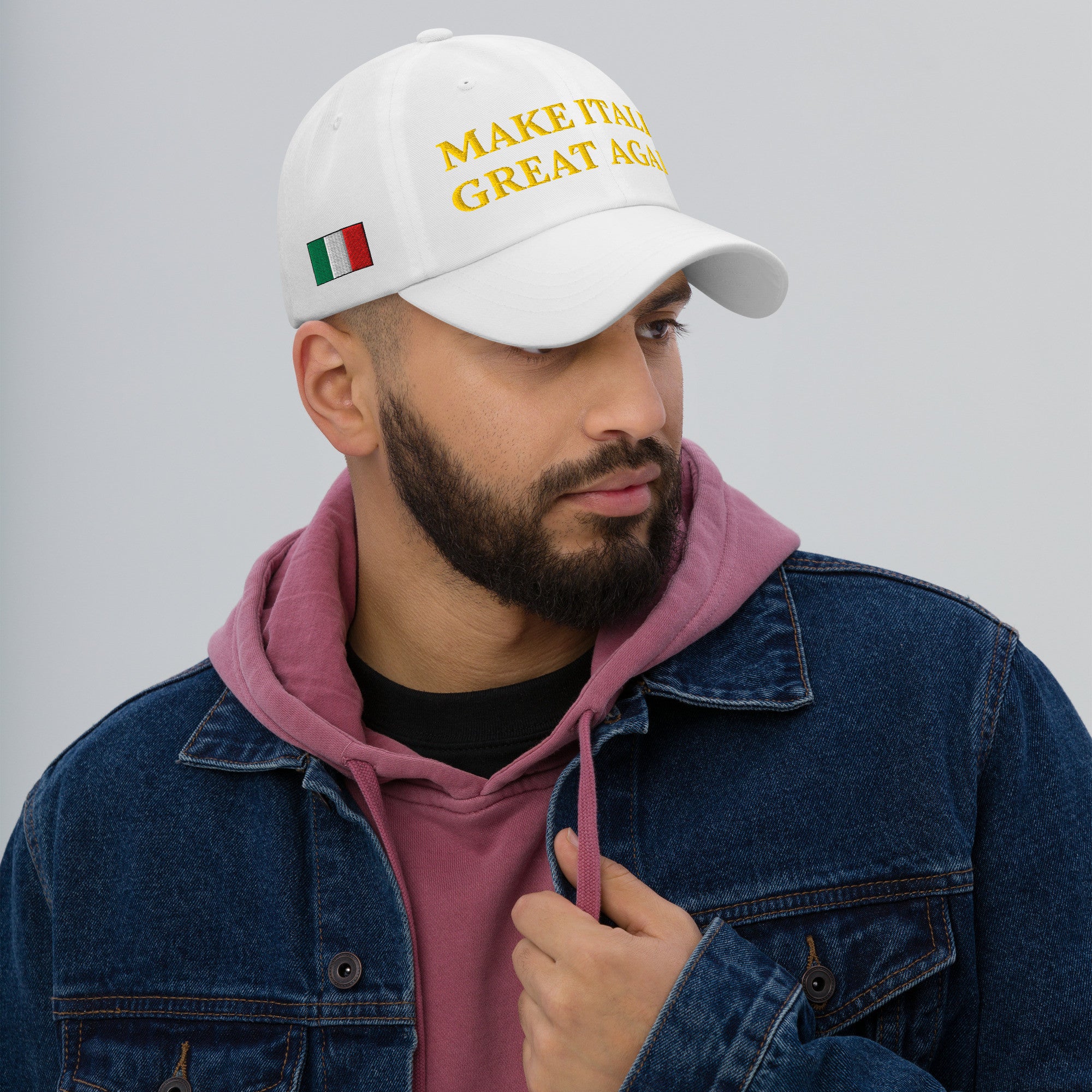 Gorra con bandera 