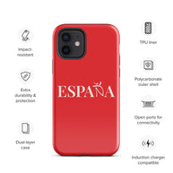 Carcasa dura (tough case) iPhone ESPAÑA rojo-blanco