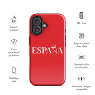 Carcasa dura (tough case) iPhone ESPAÑA rojo-blanco