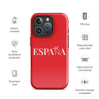 Carcasa dura (tough case) iPhone ESPAÑA rojo-blanco
