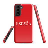 Carcasa dura (tough) Samsung ESPAÑA roja letra blanca