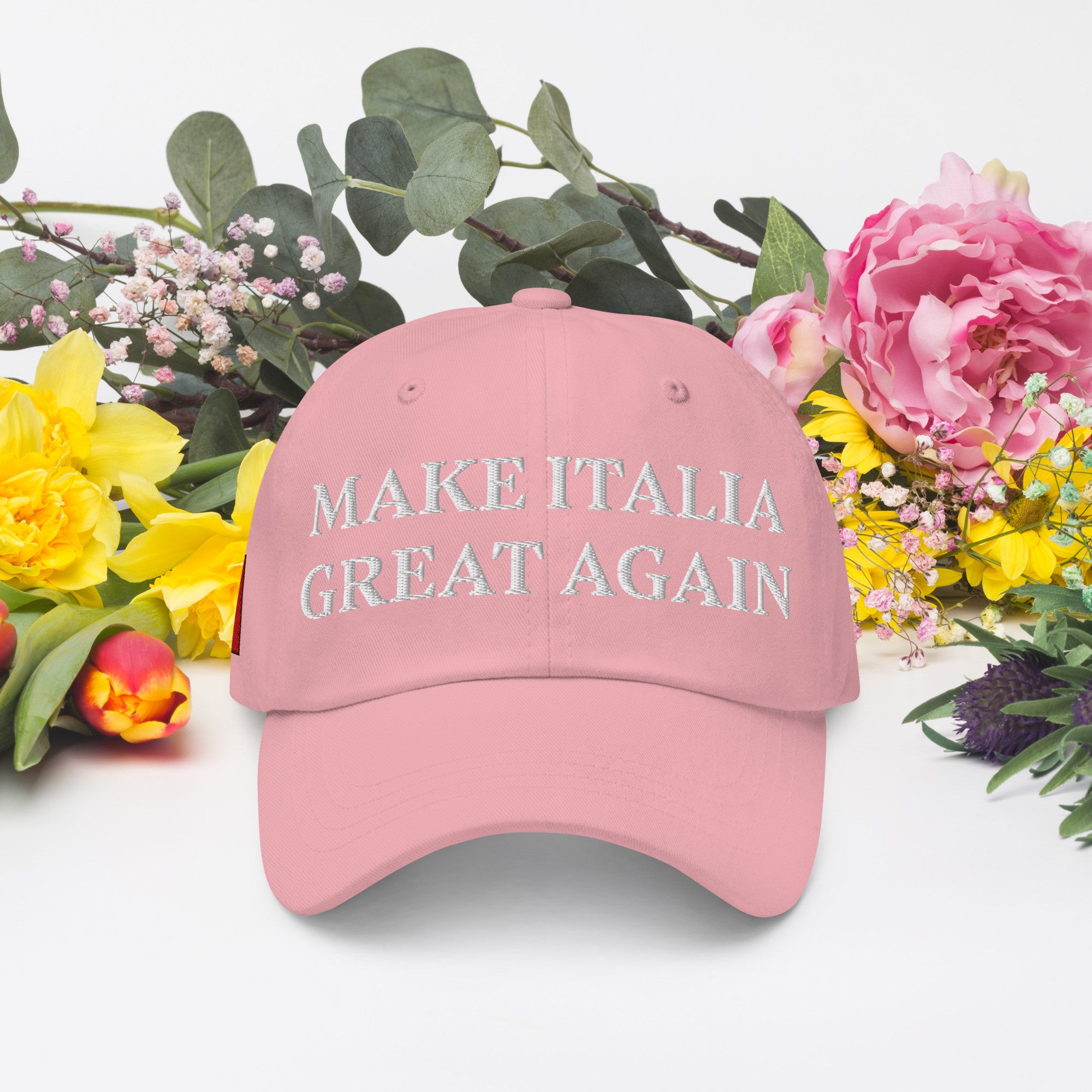 Gorra con bandera 