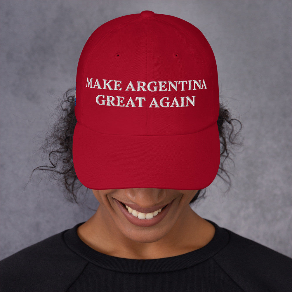 Gorra con bandera 