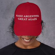 Gorra con bandera 