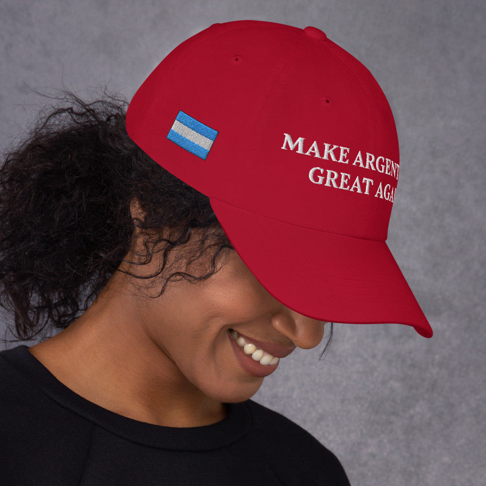 Gorra con bandera 