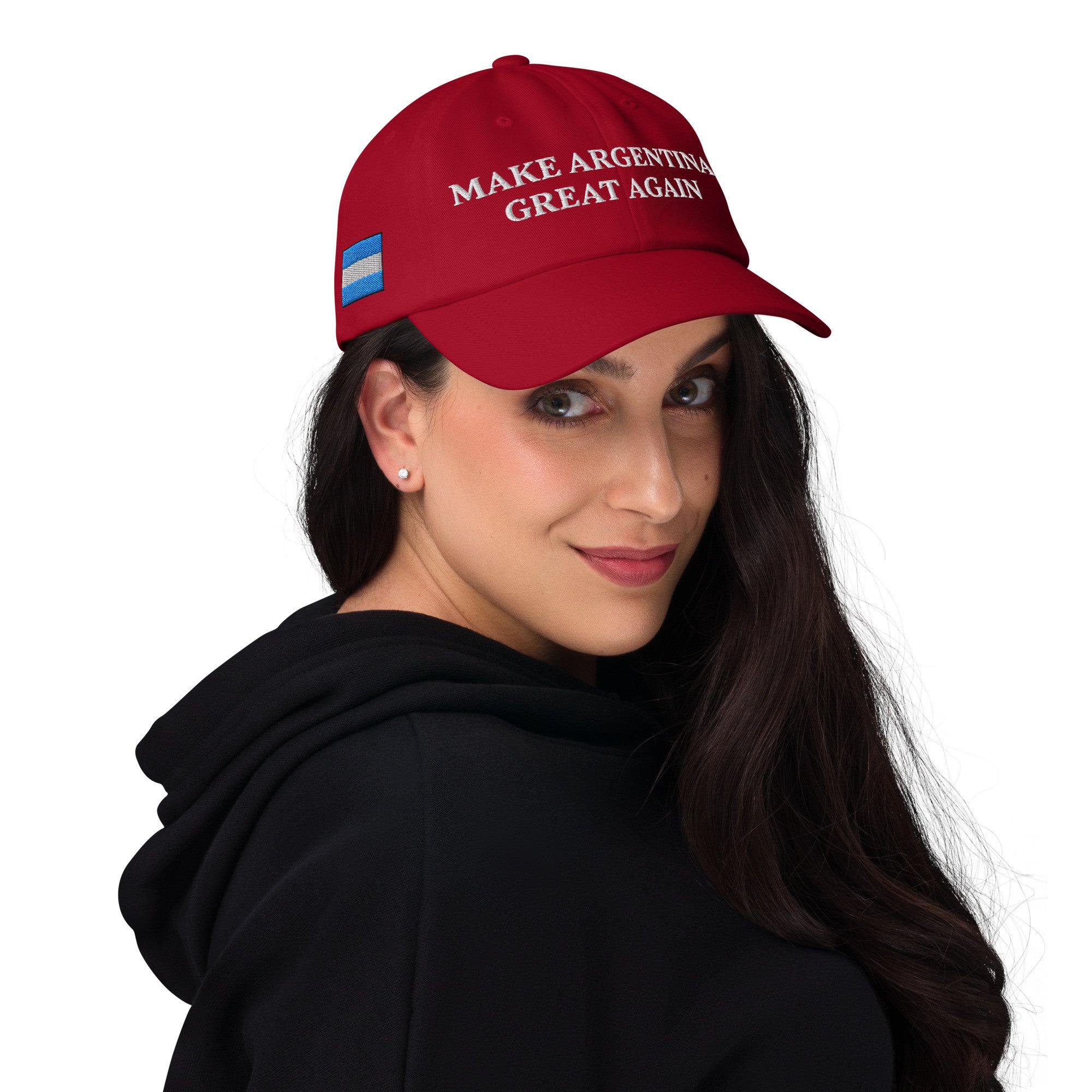 Gorra con bandera 
