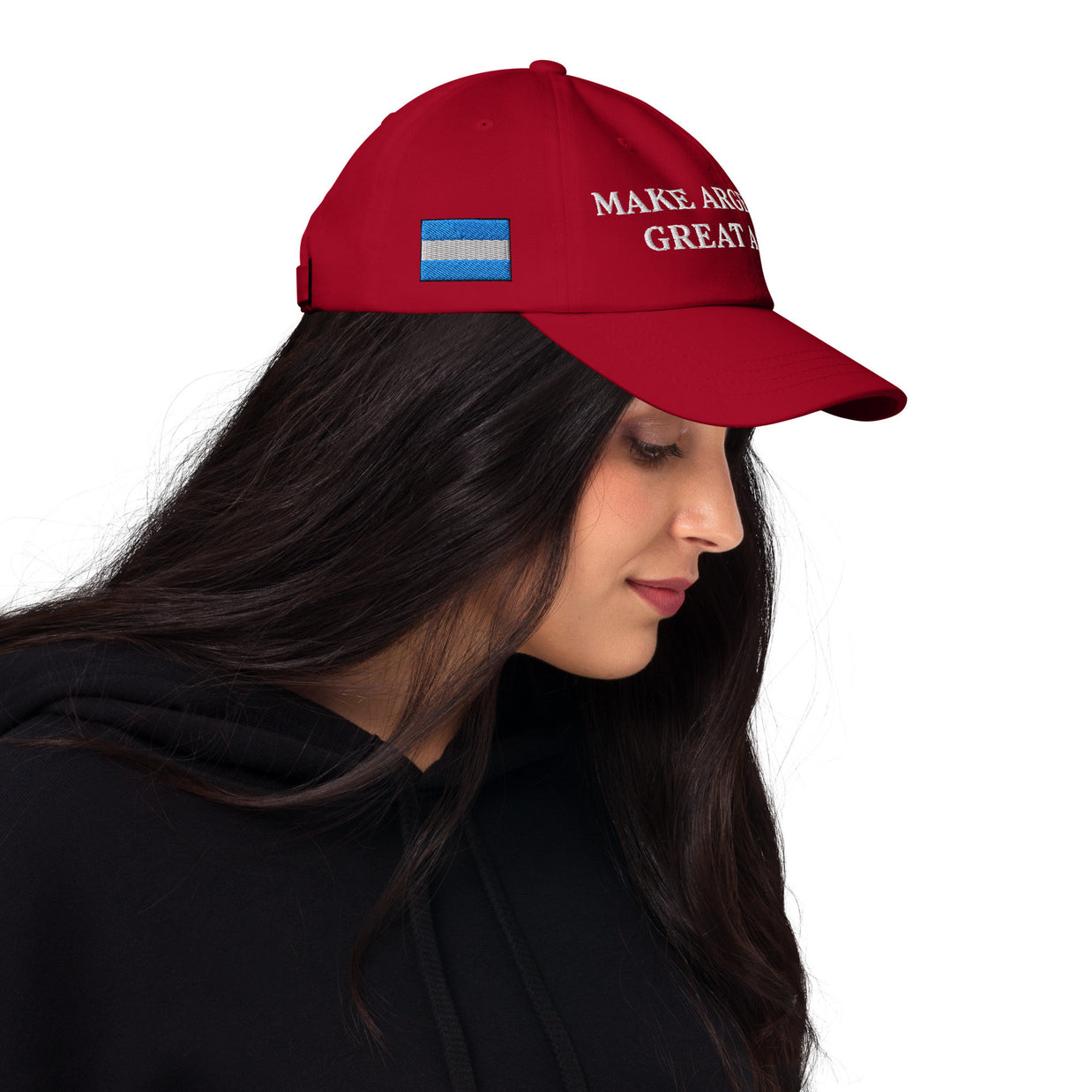 Gorra con bandera 