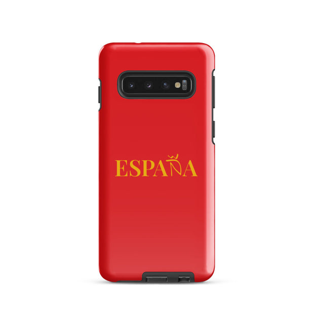 Carcasa dura (tough) Samsung ESPAÑA rojo-dorado