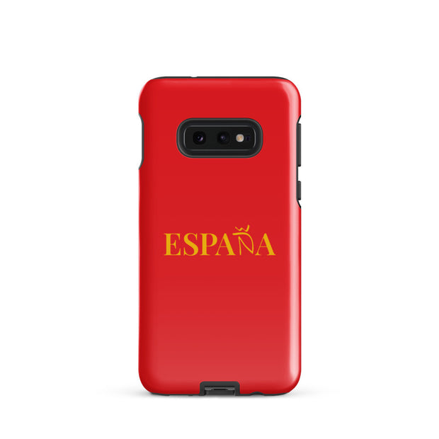 Carcasa dura (tough) Samsung ESPAÑA rojo-dorado