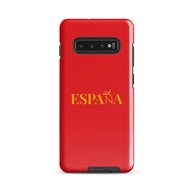 Carcasa dura (tough) Samsung ESPAÑA rojo-dorado