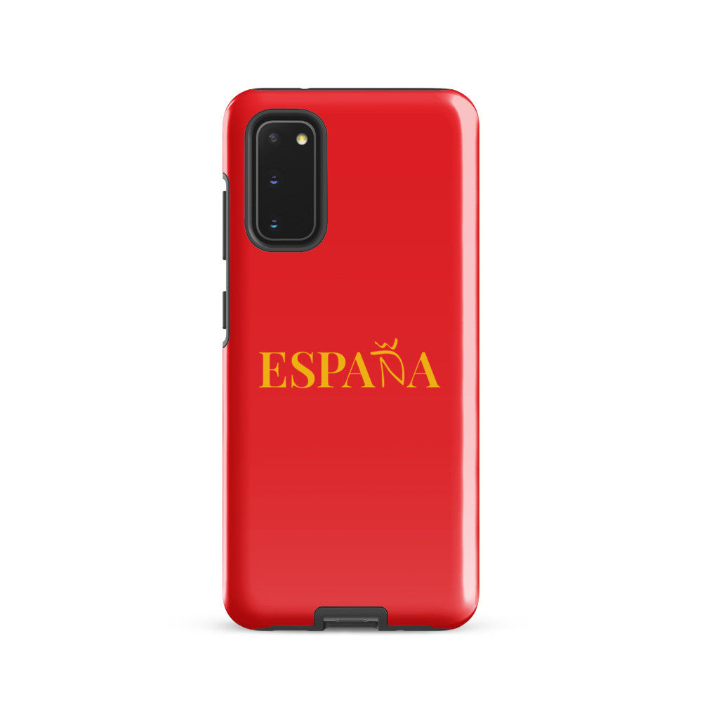 Carcasa dura (tough) Samsung ESPAÑA rojo-dorado