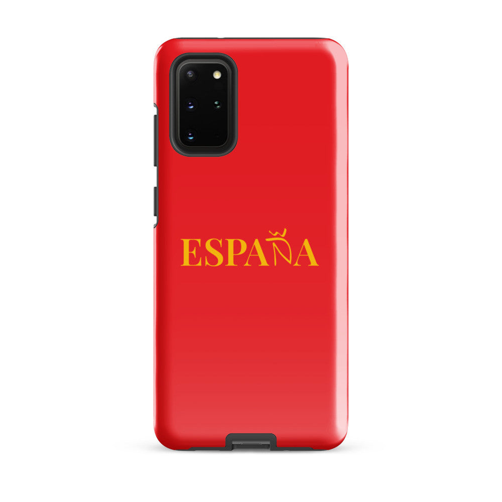 Carcasa dura (tough) Samsung ESPAÑA rojo-dorado