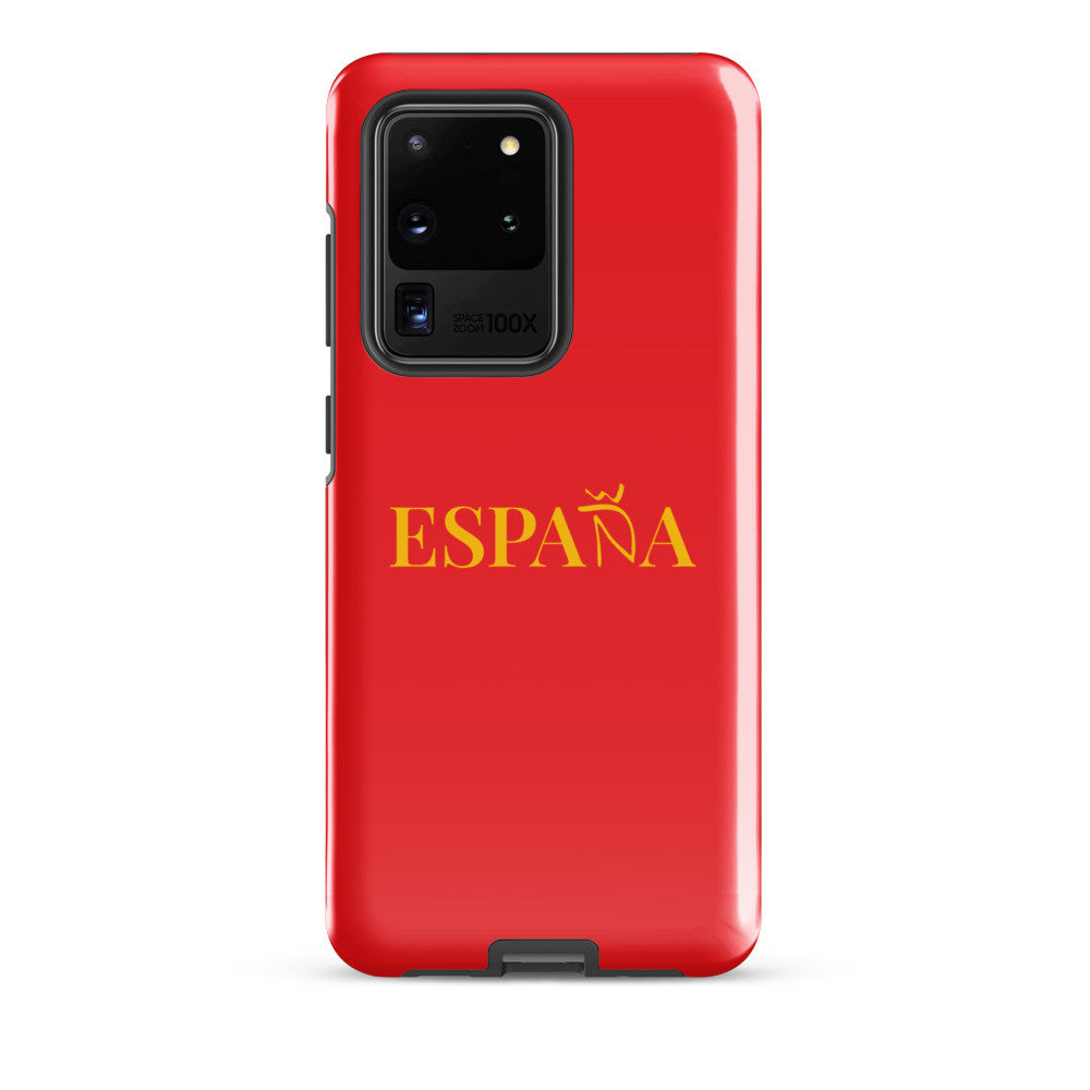 Carcasa dura (tough) Samsung ESPAÑA rojo-dorado