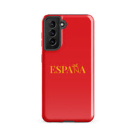 Carcasa dura (tough) Samsung ESPAÑA rojo-dorado