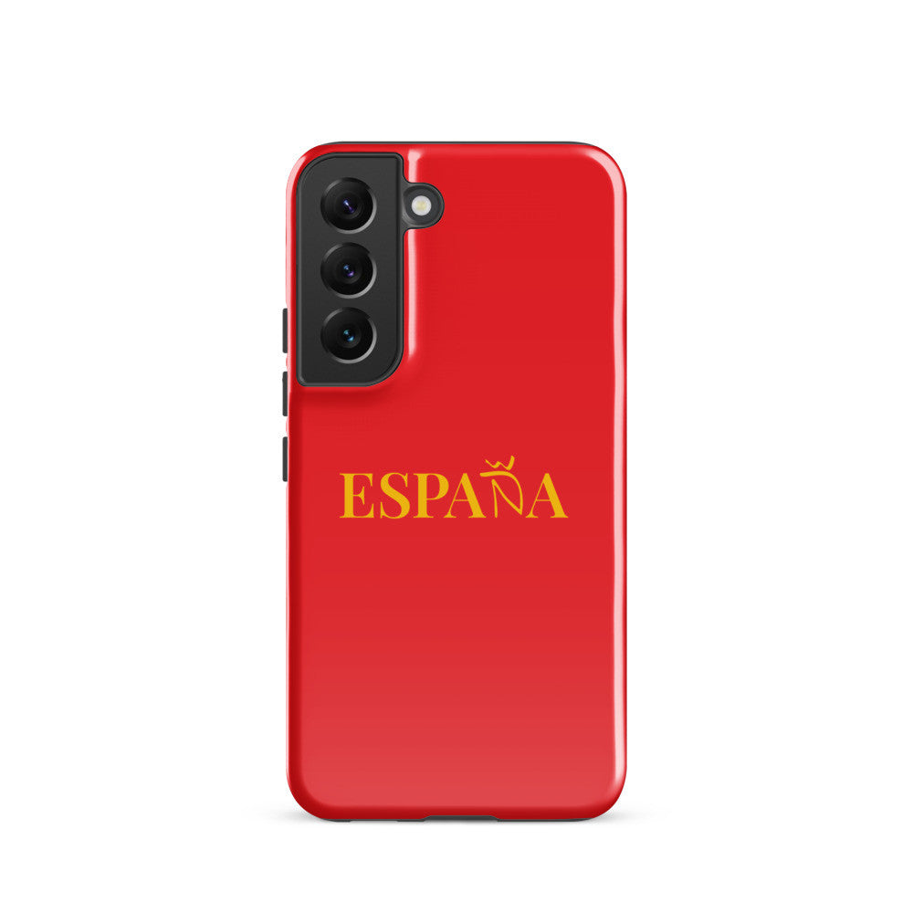 Carcasa dura (tough) Samsung ESPAÑA rojo-dorado