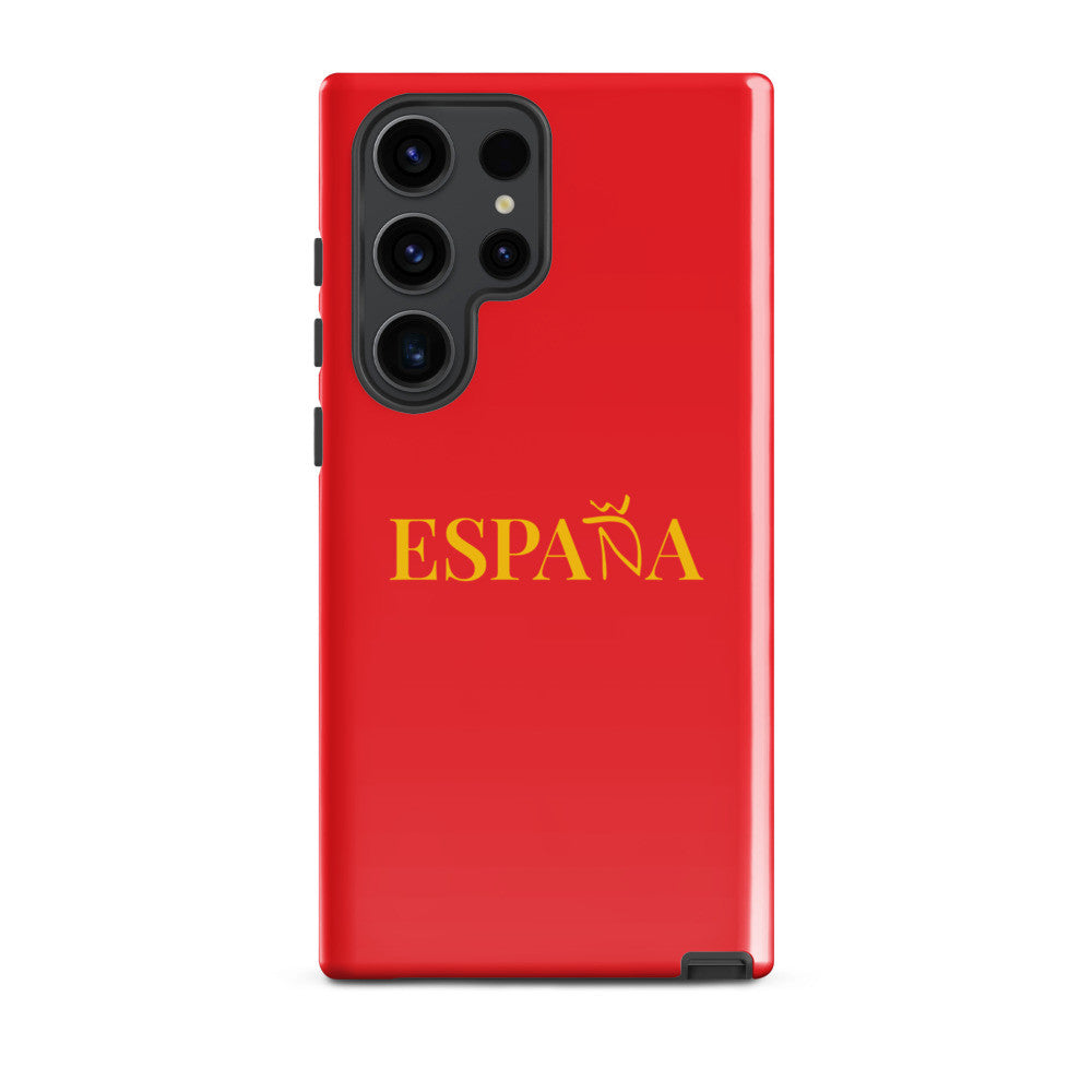 Carcasa dura (tough) Samsung ESPAÑA rojo-dorado