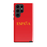 Carcasa dura (tough) Samsung ESPAÑA rojo-dorado
