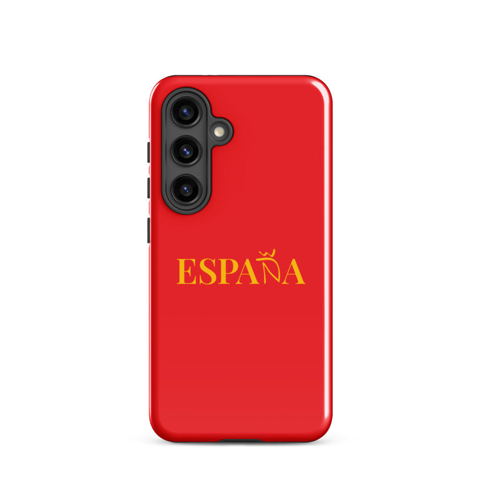 Carcasa dura (tough) Samsung ESPAÑA rojo-dorado