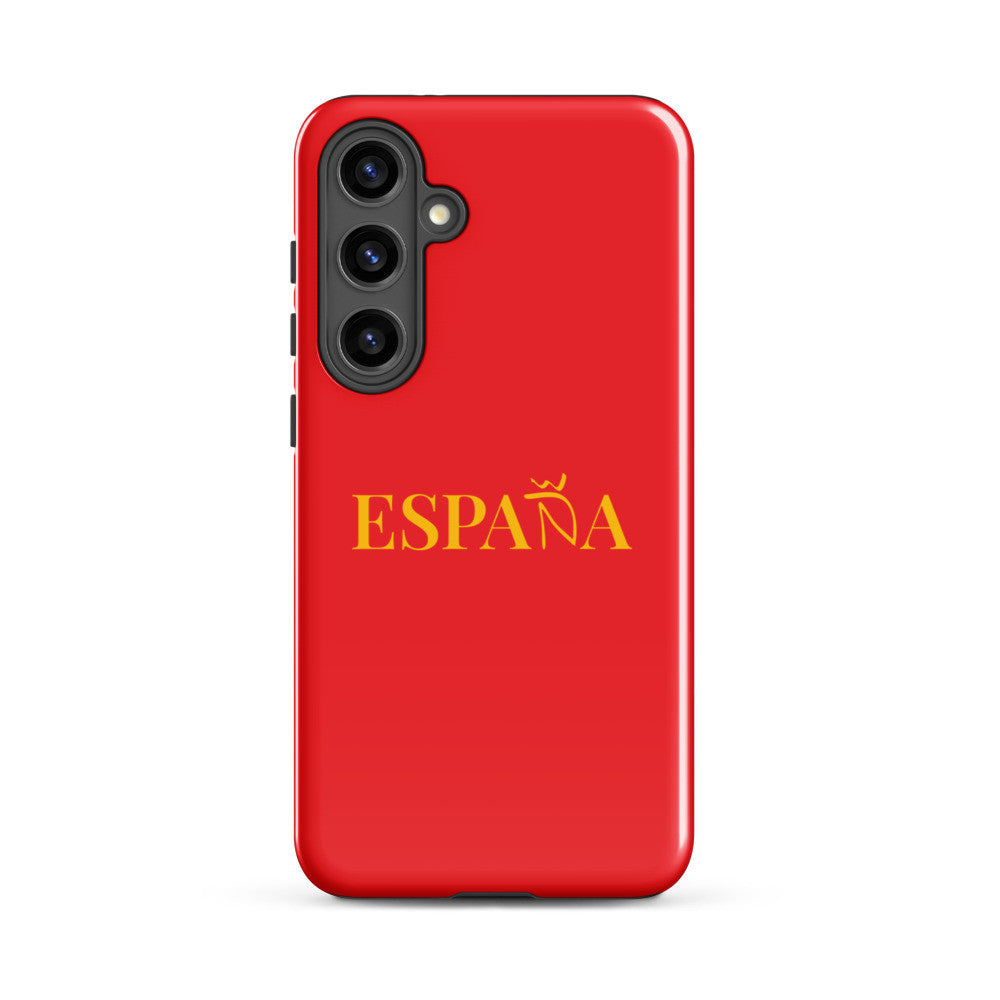 Carcasa dura (tough) Samsung ESPAÑA rojo-dorado