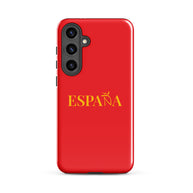 Carcasa dura (tough) Samsung ESPAÑA rojo-dorado