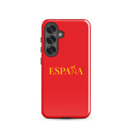 Carcasa dura (tough) Samsung ESPAÑA rojo-dorado