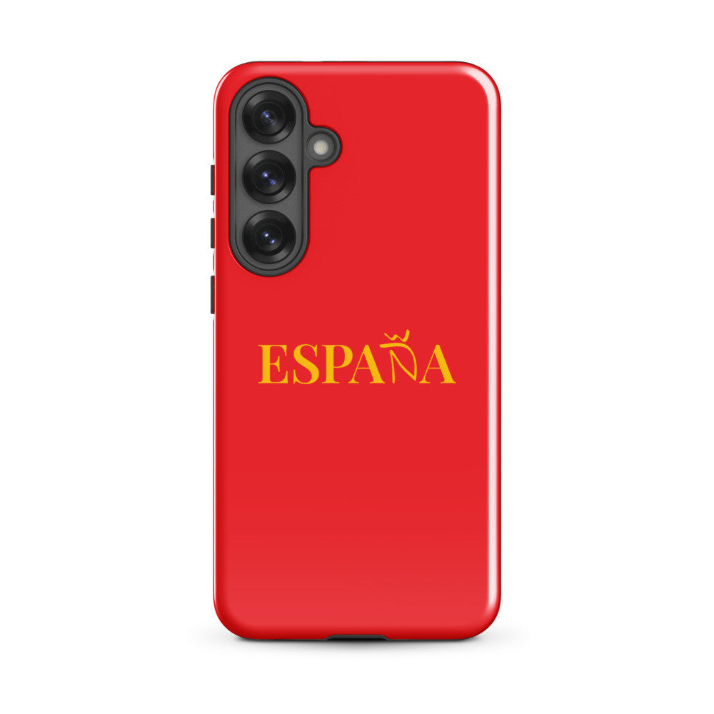 Carcasa dura (tough) Samsung ESPAÑA rojo-dorado