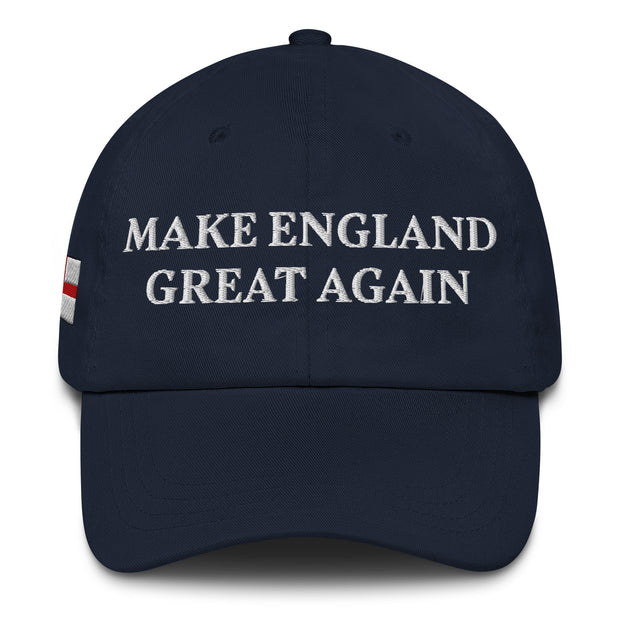 Gorra con bandera "Make England Great Again" bordada (estilo Dad hat)