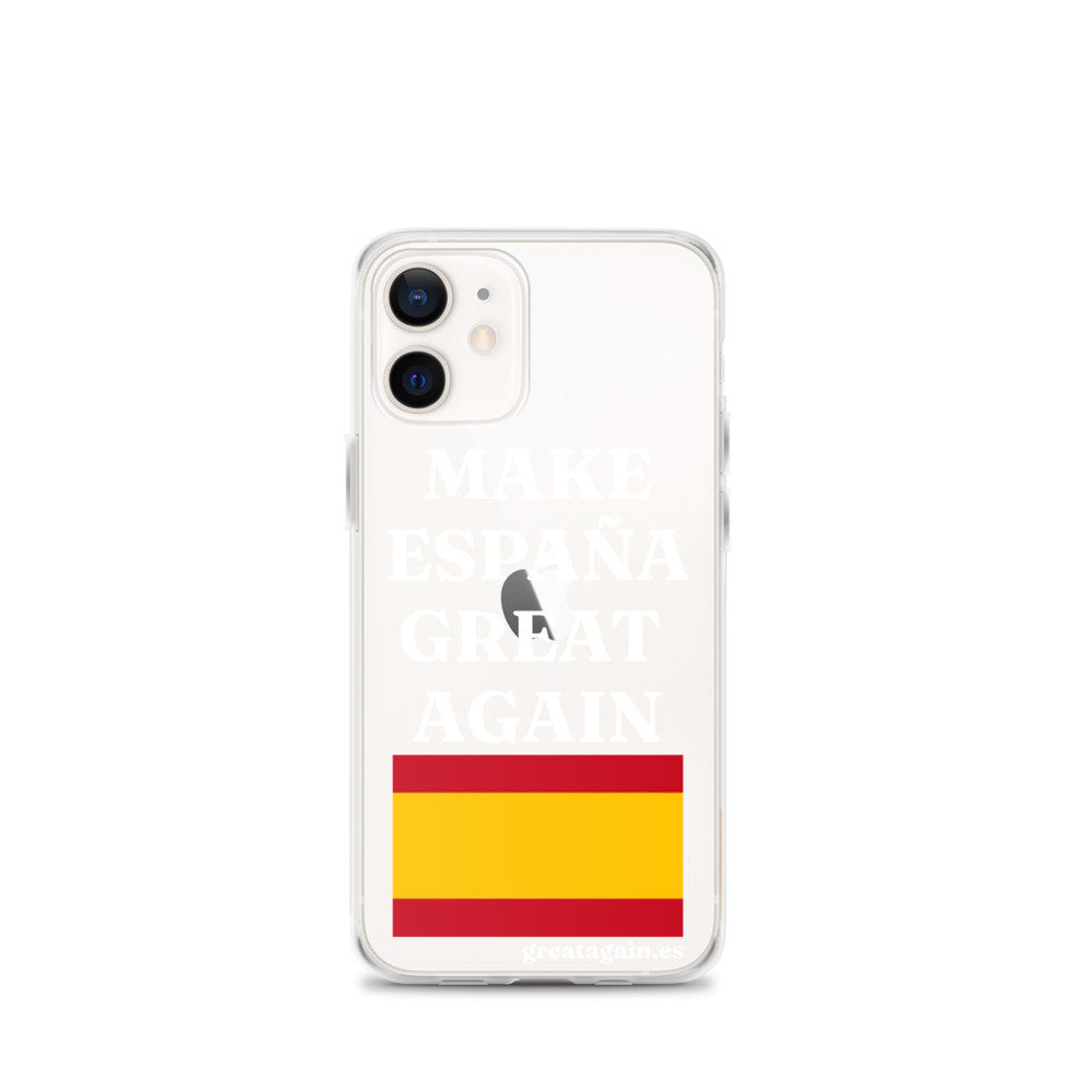 Carcasa transparente para iPhone® Make España Great Again