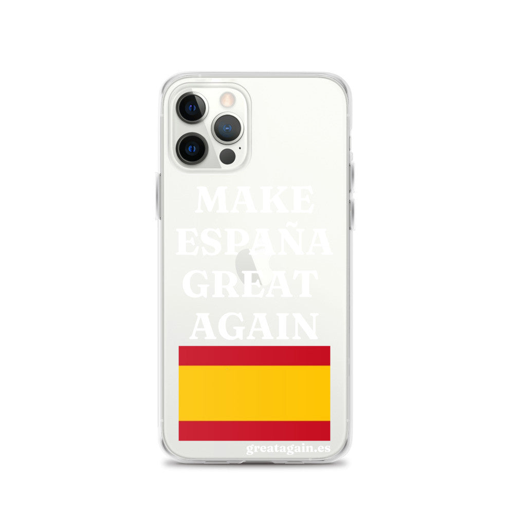 Carcasa transparente para iPhone® Make España Great Again