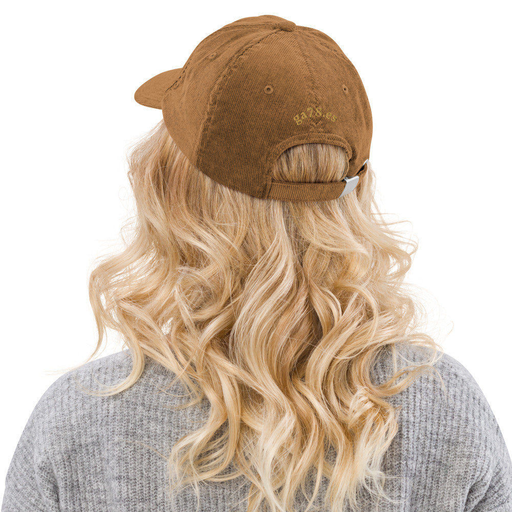 Gorra de pana fina -  Bordado Ñ