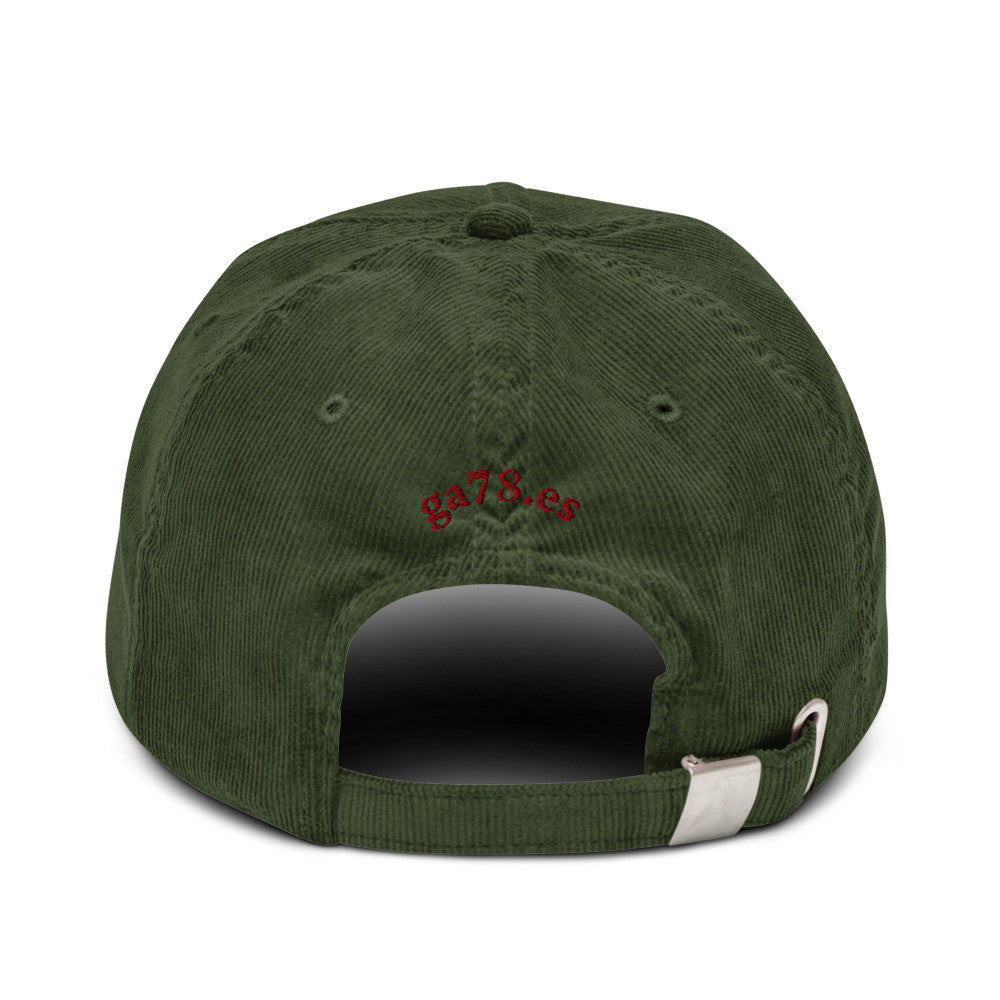 Gorra de pana fina -  Bordado Ñ