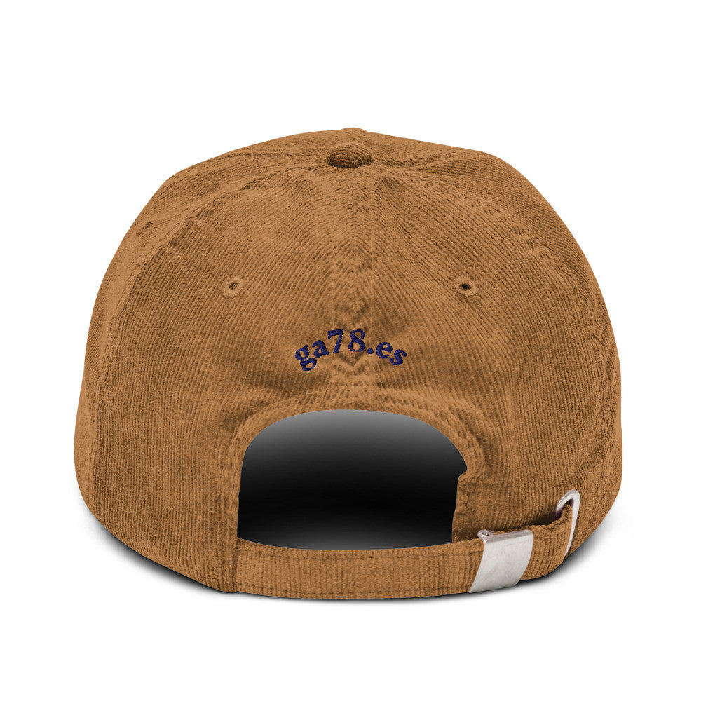 Gorra de pana fina -  Bordado Ñ