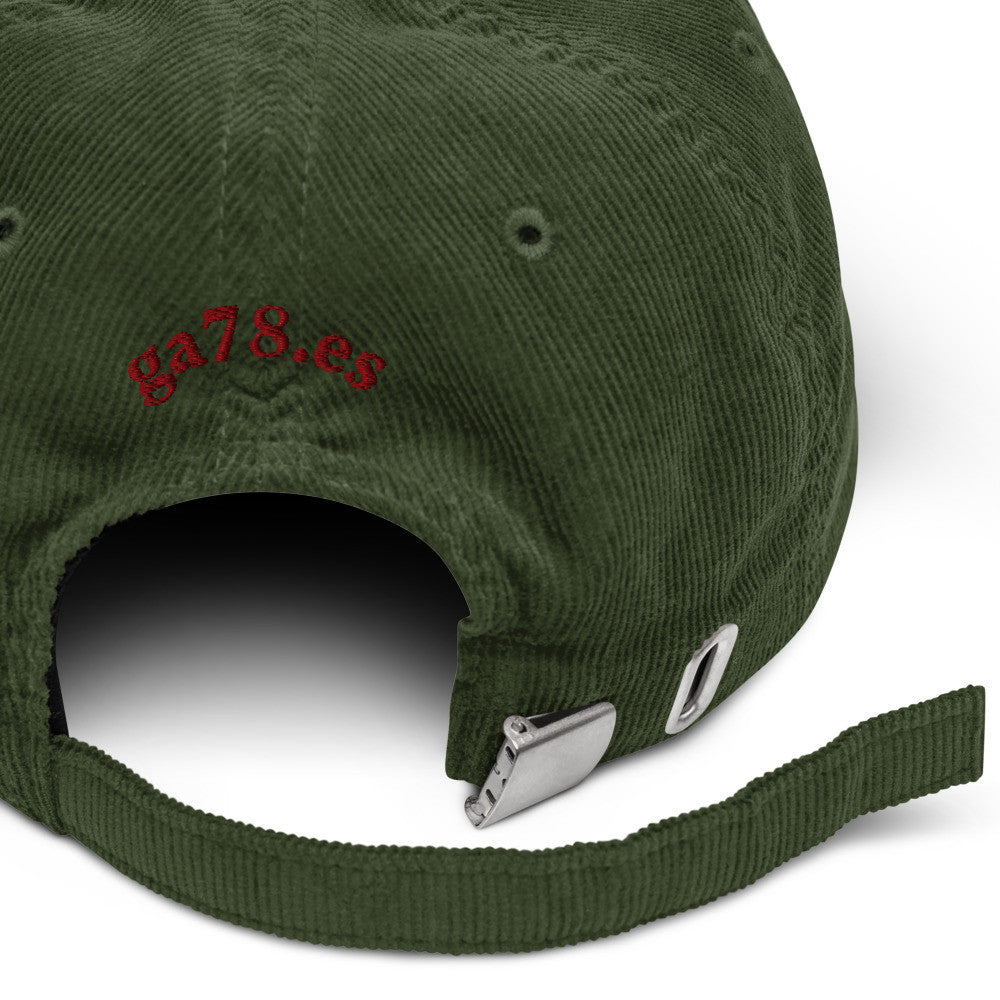 Gorra de pana fina -  Bordado Ñ