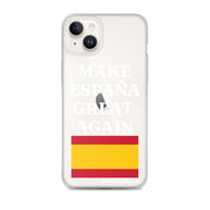 Carcasa transparente para iPhone® Make España Great Again
