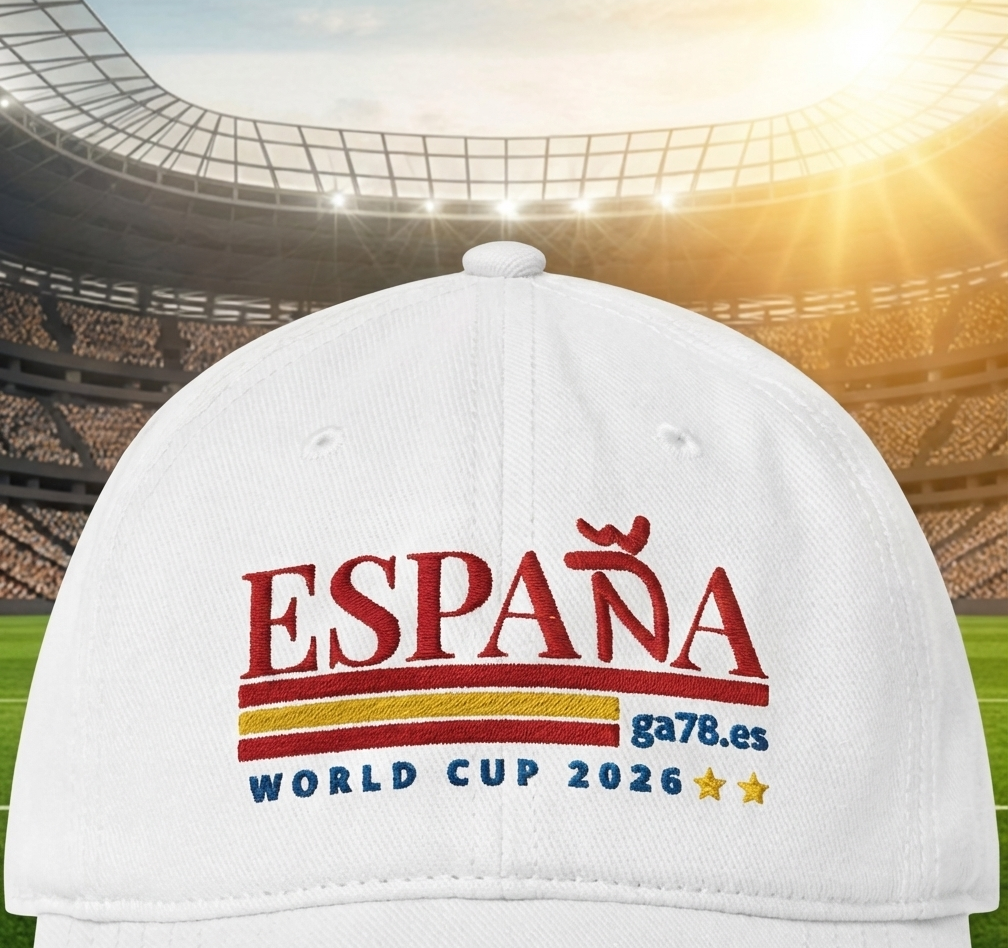 Gorra bordada Mundial 2026