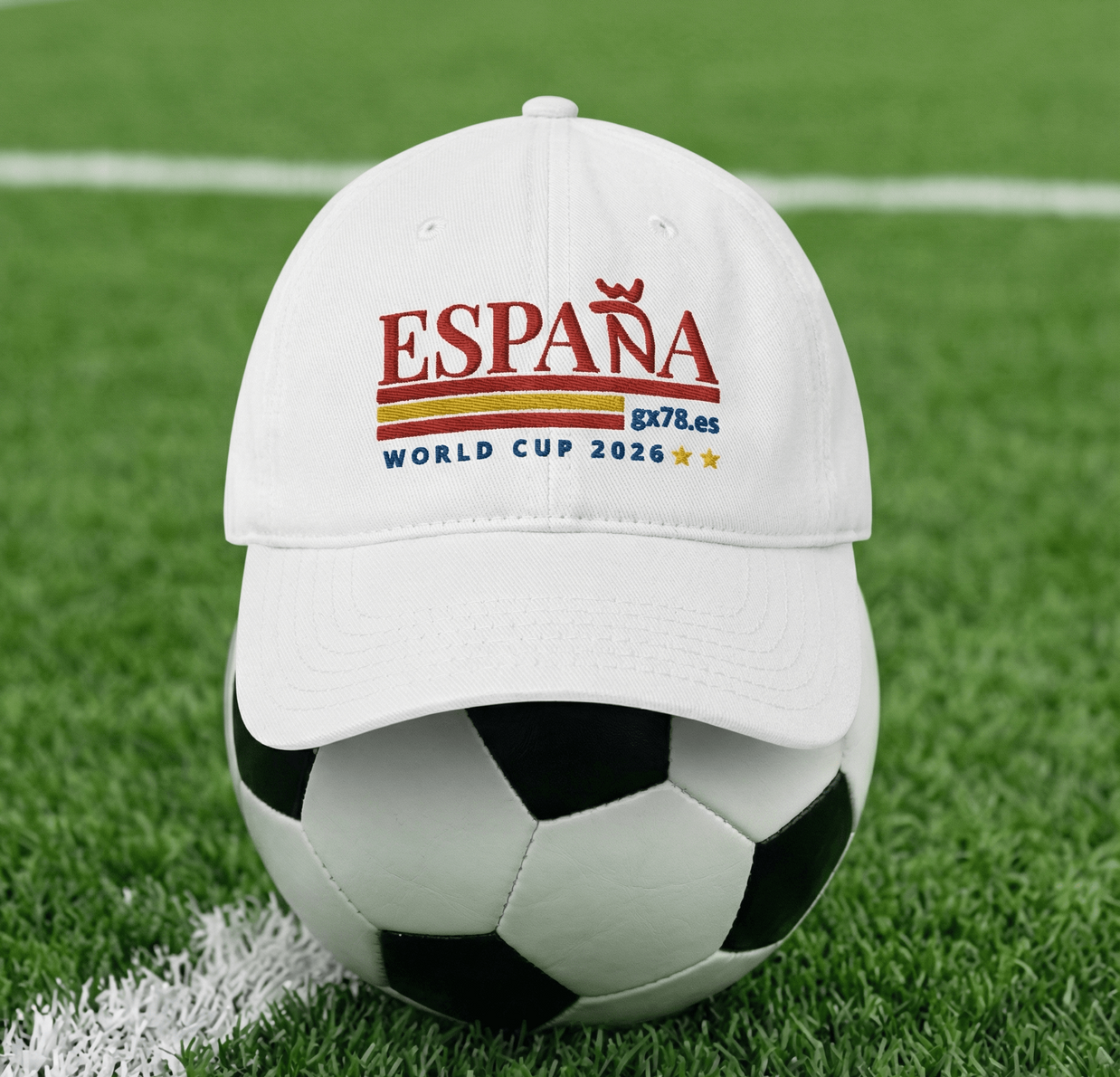 Gorra bordada Mundial 2026