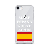 Carcasa transparente para iPhone® Make España Great Again