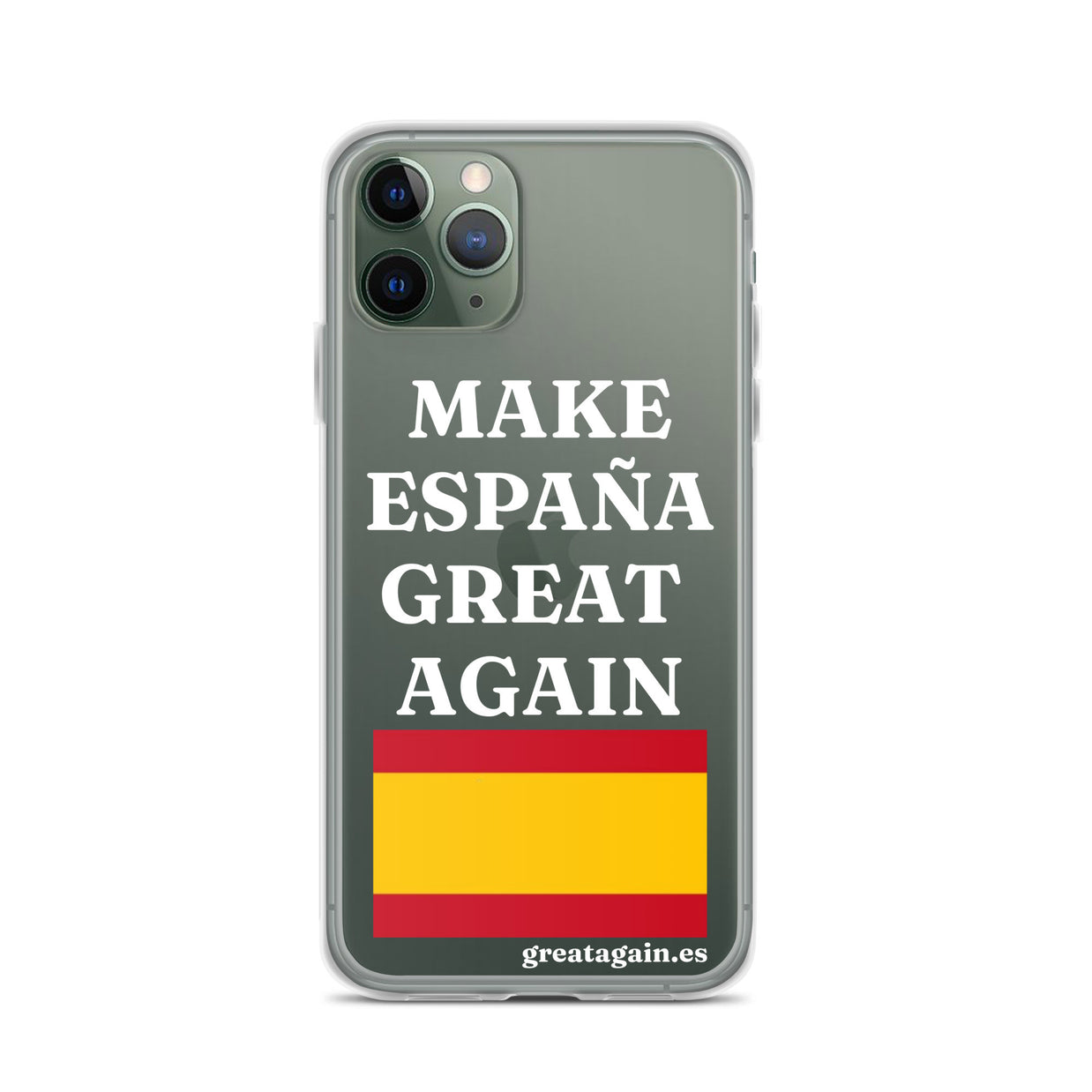 Carcasa transparente para iPhone® Make España Great Again