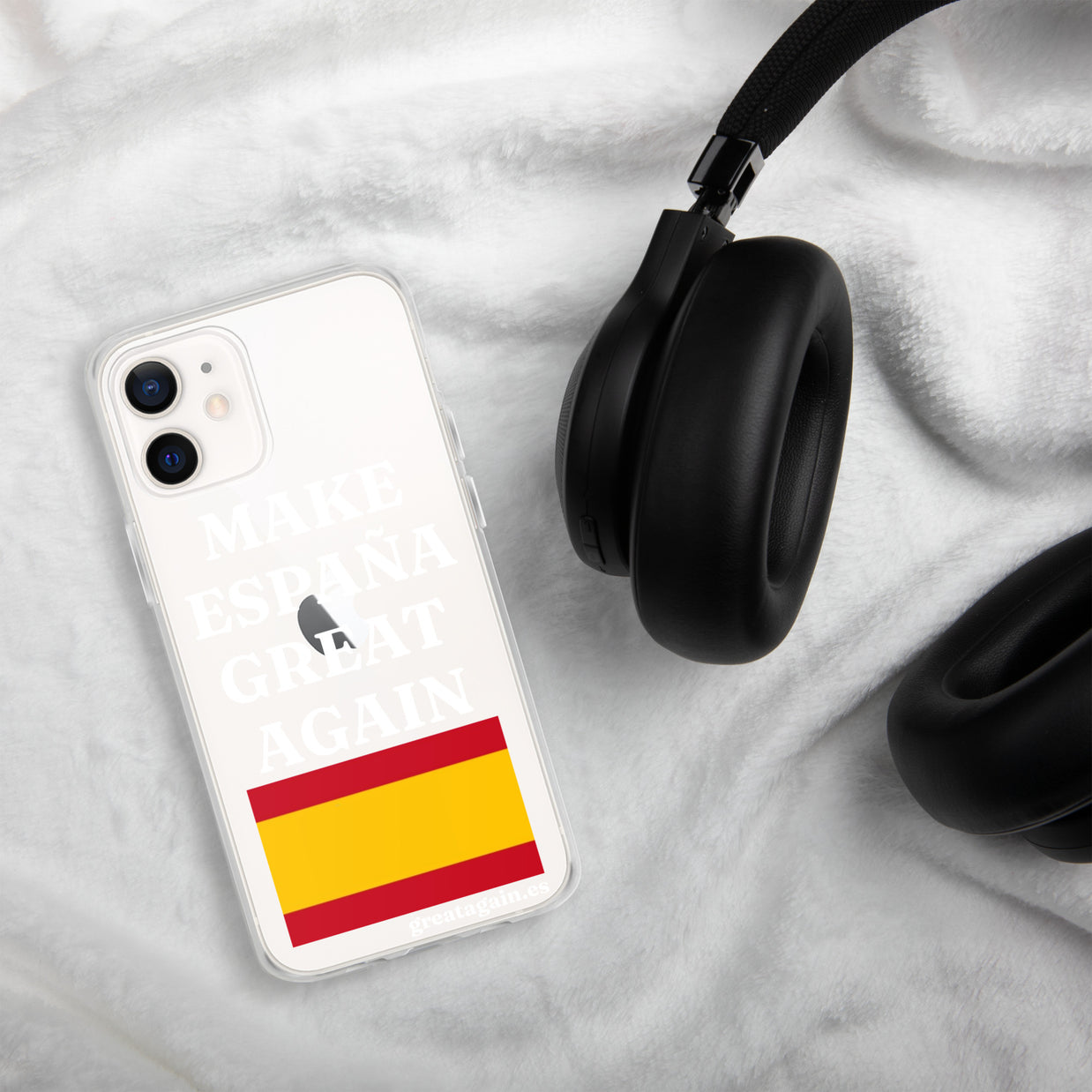 Carcasa transparente para iPhone® Make España Great Again