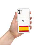 Carcasa transparente para iPhone® Make España Great Again