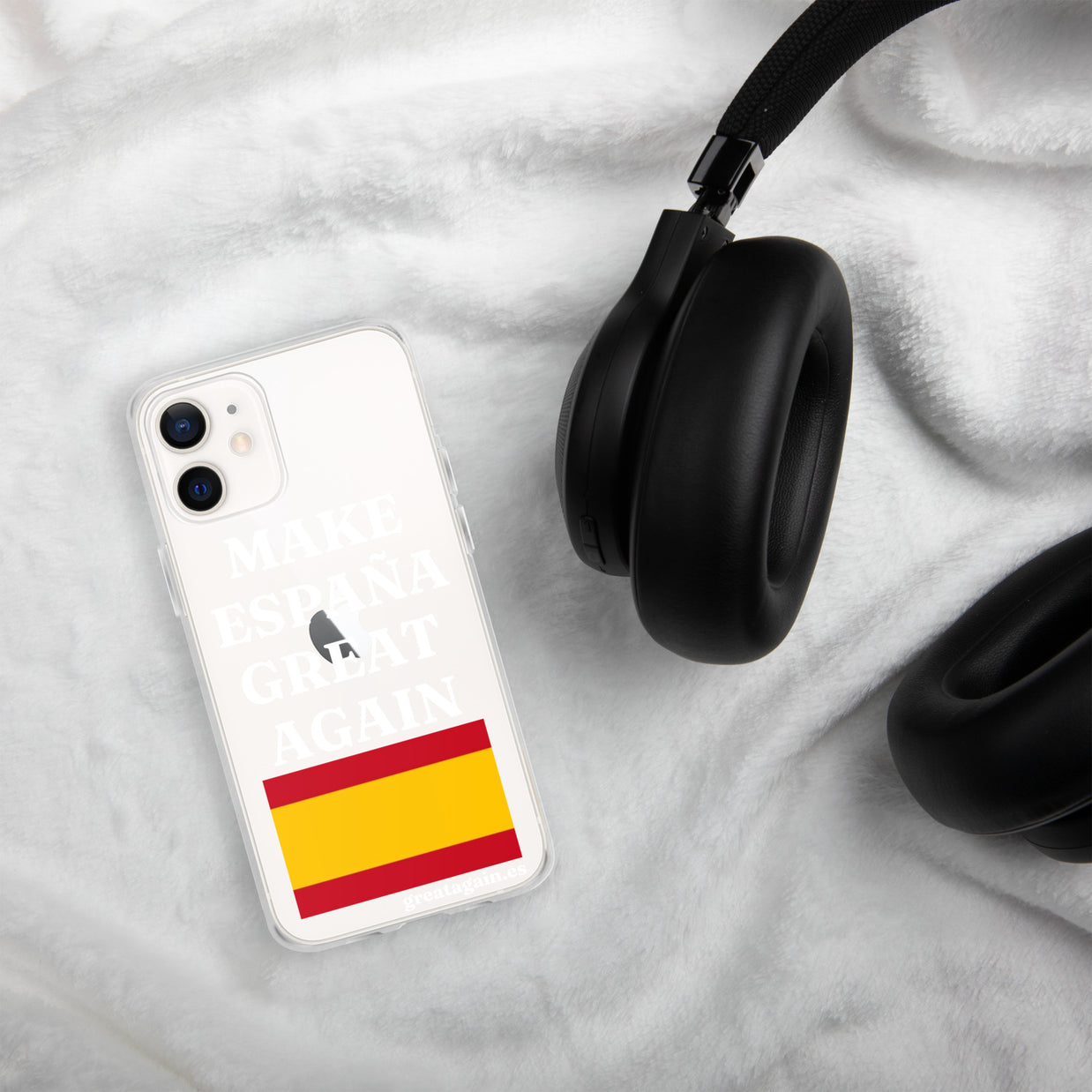 Carcasa transparente para iPhone® Make España Great Again