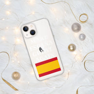 Carcasa transparente para iPhone® Make España Great Again