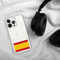 Carcasa transparente para iPhone® Make España Great Again